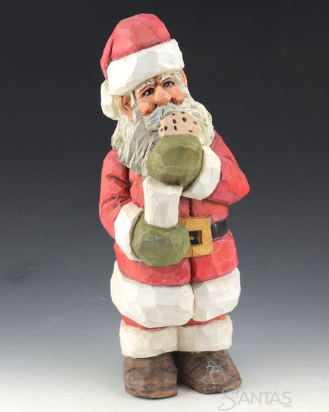 Santa with Milk and Chocolate Chip Cookie