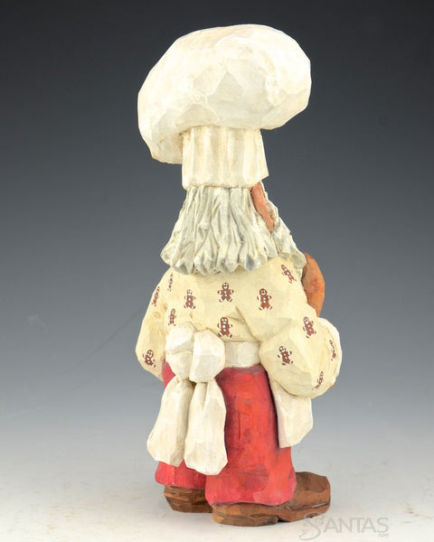 Russell Scott Chef Santa Holding Bowl and Spoon