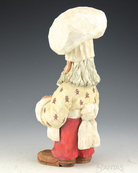 Russell Scott Chef Santa Holding Bowl and Spoon