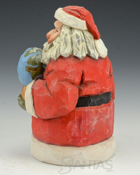 Russell Scott Santa Holding Globe