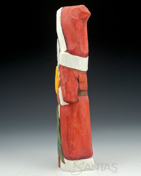 Russell Scott Old World Santa Placing Star