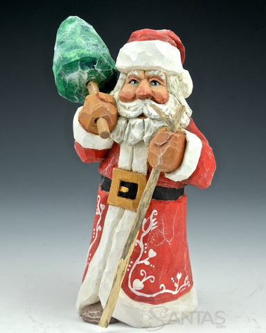 Russell Scott Santa Carrying Tree