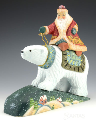 Santa and Polar Bear Express 9"