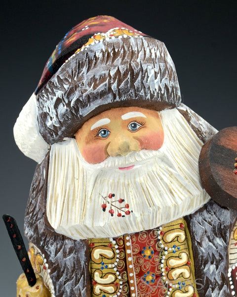 Decorative Russian Santa with Violin