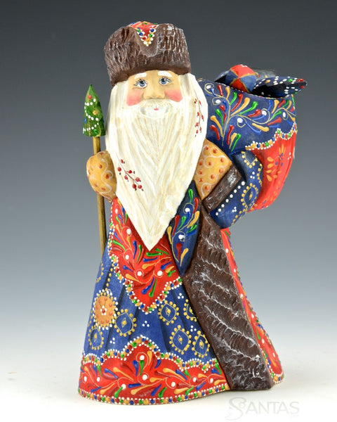 Travelling Santa with Toy Bag 7.5"