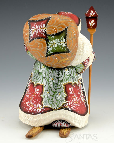 Santa Claus Delivers on Skis 6.5"