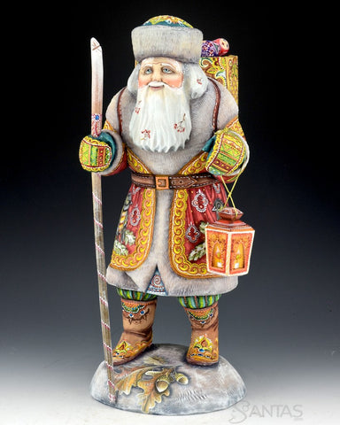 Symbols of Tradition Wooden Russian Santa