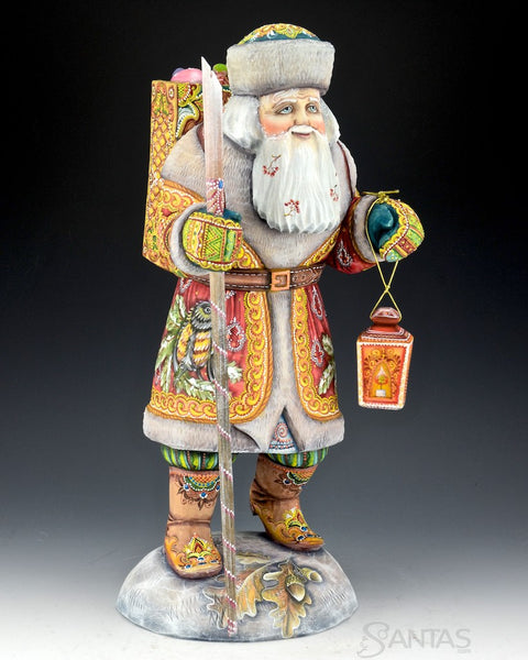 Symbols of Tradition Wooden Russian Santa