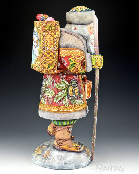Symbols of Tradition Wooden Russian Santa
