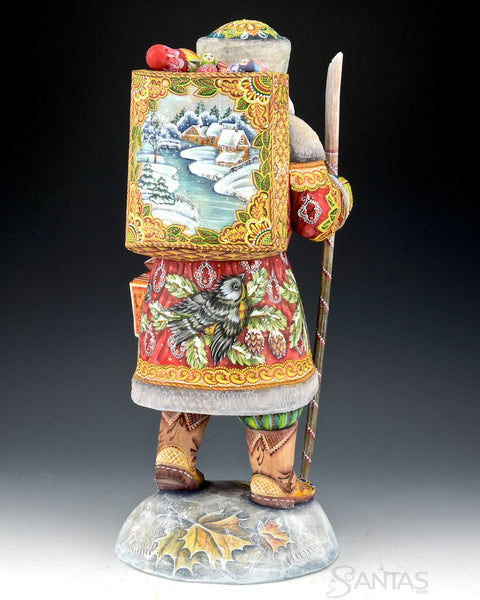 Symbols of Tradition Wooden Russian Santa