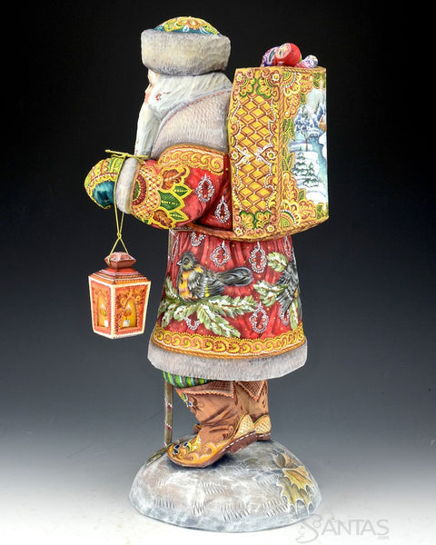 Symbols of Tradition Wooden Russian Santa
