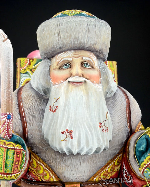 Symbols of Tradition Wooden Russian Santa