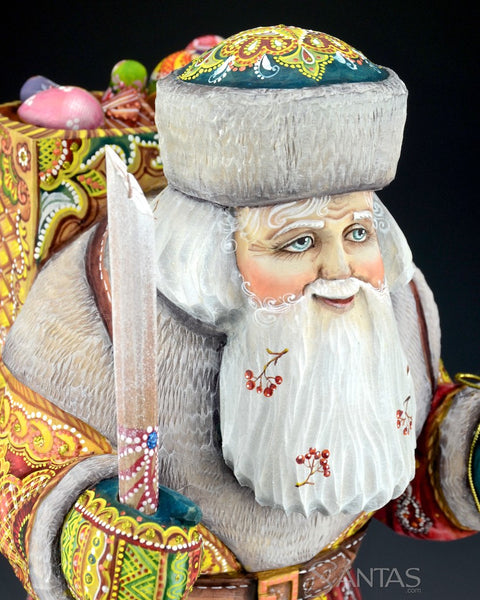 Symbols of Tradition Wooden Russian Santa