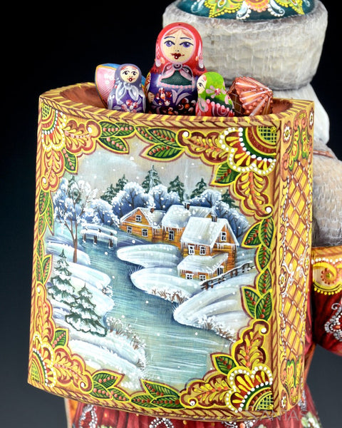 Symbols of Tradition Wooden Russian Santa