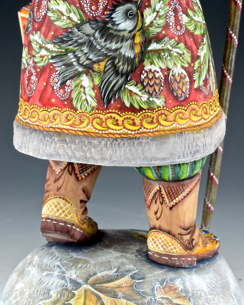 Symbols of Tradition Wooden Russian Santa