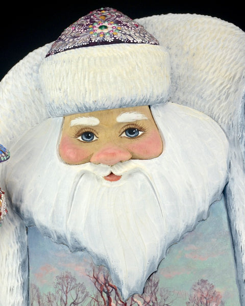 Sunrise on Christmas Day Scenic Santa Carving