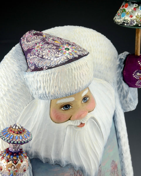 Sunrise on Christmas Day Scenic Santa Carving