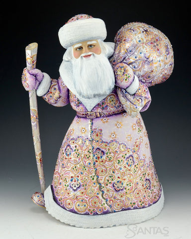 Christmas Reflections Lavender Russian Santa