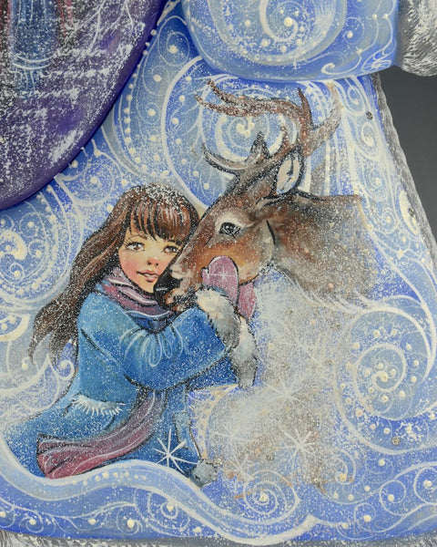 Russian Santa with Snow Queen and Three Scenes