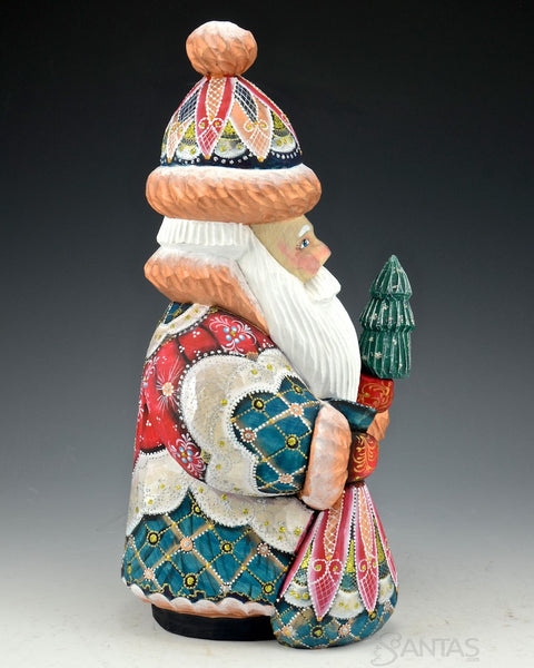 12.5 inch Decorative and Unique Colorful Russian Santa