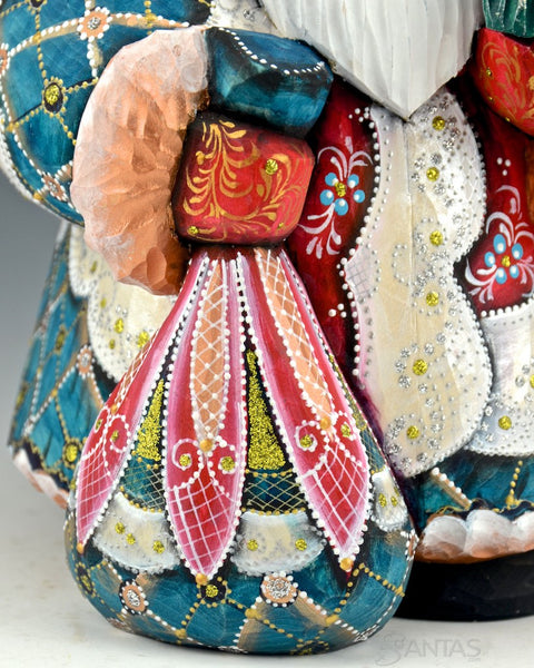 12.5 inch Decorative and Unique Colorful Russian Santa