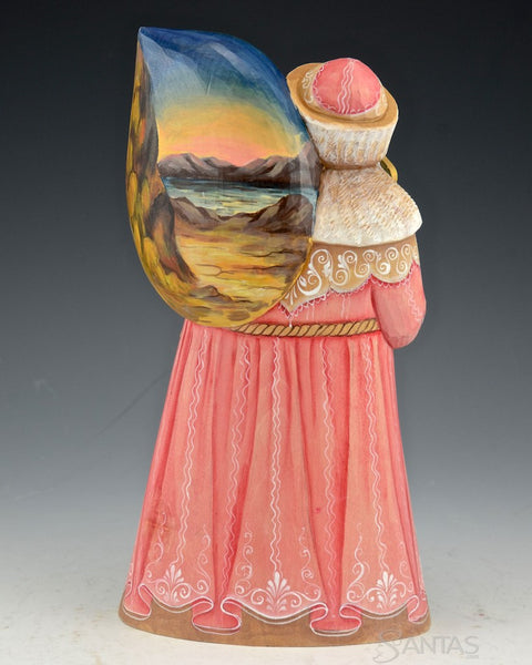 Russian Santa with Nativity and Biblical Scenes