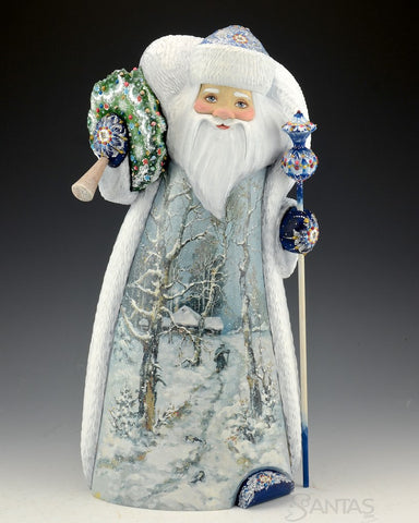 Coming Home for Christmas Scenic Russian Santa
