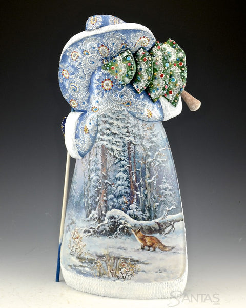 Coming Home for Christmas Scenic Russian Santa