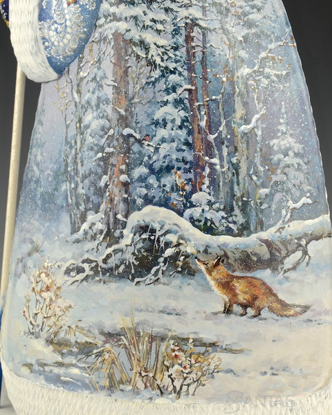 Coming Home for Christmas Scenic Russian Santa