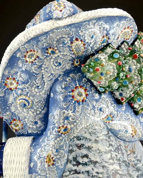 Coming Home for Christmas Scenic Russian Santa