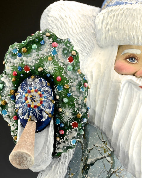 Coming Home for Christmas Scenic Russian Santa