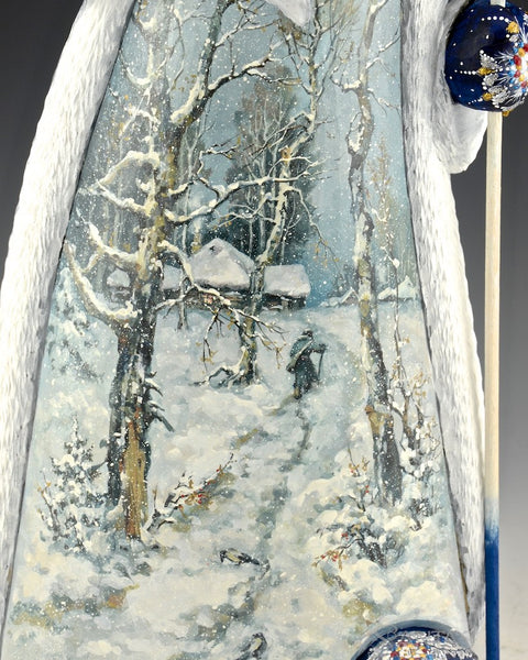 Coming Home for Christmas Scenic Russian Santa