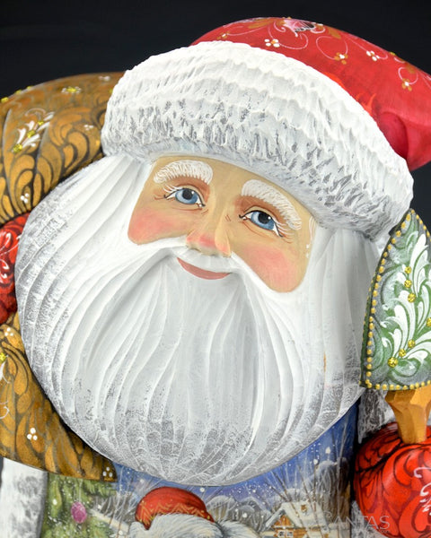 Christmas Traditions Scenic Russian Santa with Children