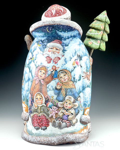 Arrival of Santa Claus - Russian Santa