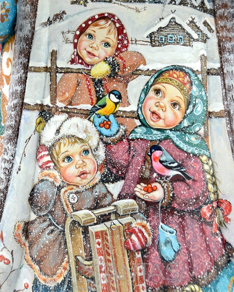 Arrival of Santa Claus - Russian Santa