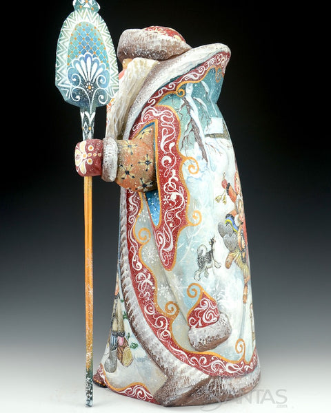 Large Scenic Santa with Children and Animals