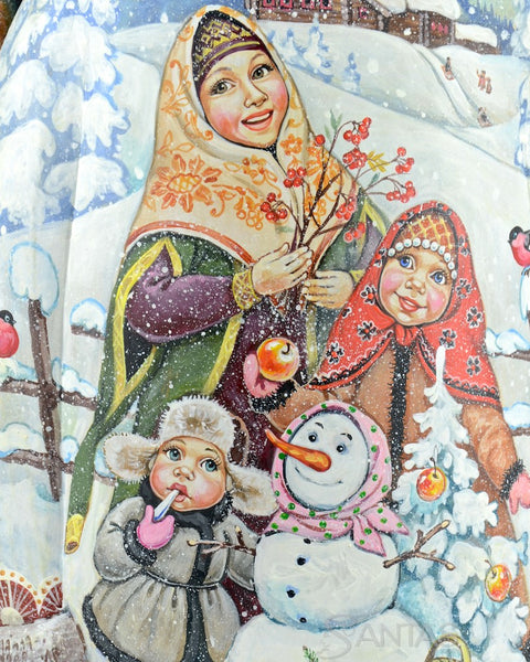 Christmas Snow - Scenic Russian Santa