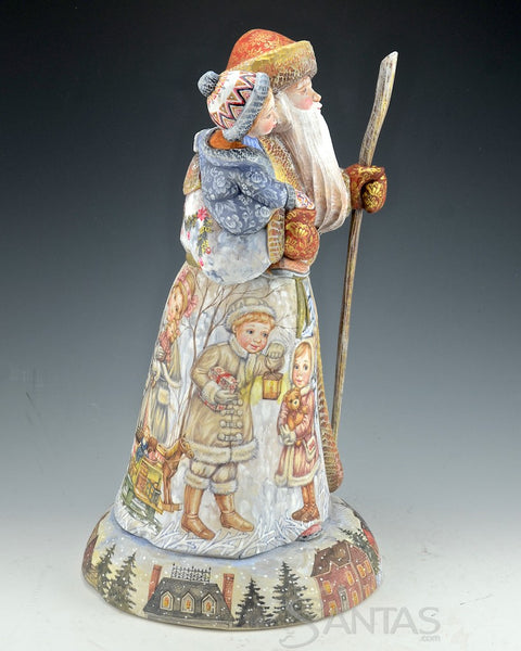 Christmas For the Children Scenic Russian Santa