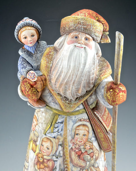 Christmas For the Children Scenic Russian Santa