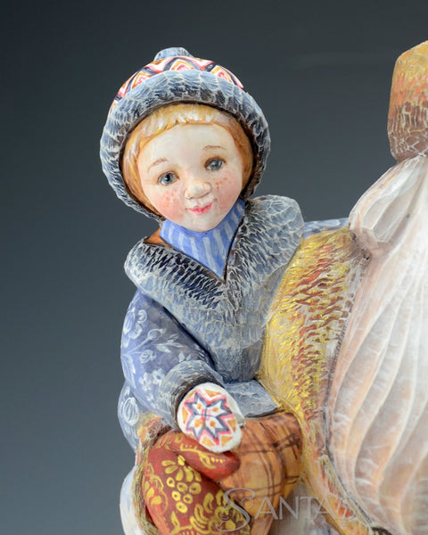 Christmas For the Children Scenic Russian Santa