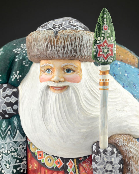 Beautiful Russian Santa with Large Toybag and Gifts