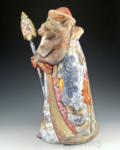 Snow Princess and Wilderness Santa with Bear 14 inches