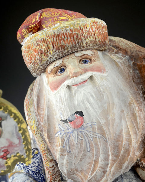 Snow Princess and Wilderness Santa with Bear 14 inches