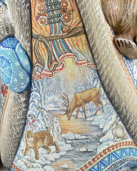 Christmas in The Wilderness Russian Santa with Bears and Scenes