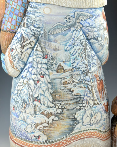 Christmas in The Wilderness Russian Santa with Bears and Scenes