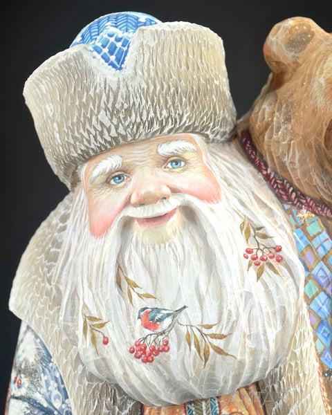 Christmas in The Wilderness Russian Santa with Bears and Scenes