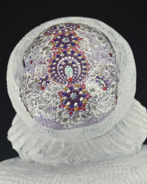 Large Scenic Wilderness Santa with Squirrels and Decorations