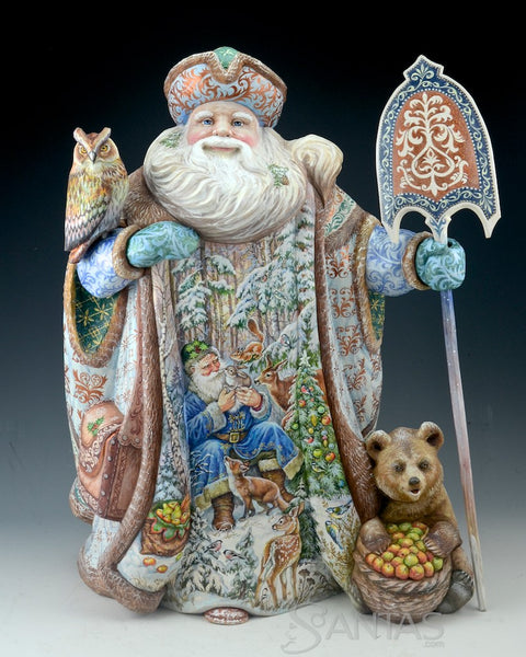 Wilderness Russian Santa with Grandfather Frost and Animals