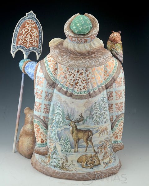 Wilderness Russian Santa with Grandfather Frost and Animals