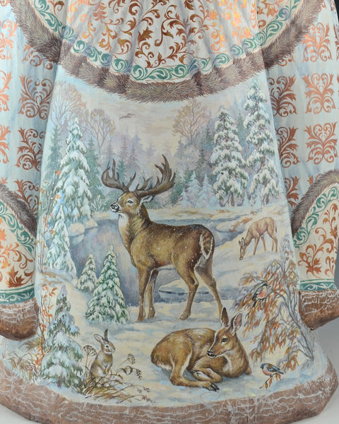 Wilderness Russian Santa with Grandfather Frost and Animals